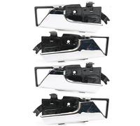 MEXWLOP Poignée de porte intérieure gauche droite voiture Pontiac G3, for Chevrolet, AVEO bol 96462709 96462710 Poignée de porte intérieure(4pcs)