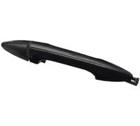 MEXWLOP Poignée de porte latérale voiture, pour Hyundai, pour Accent 2012-2017 1 ensemble extérieur noir garniture de couvercle de poignée de porte de voiture(BLACK Front right)