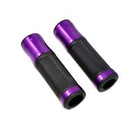 MEXWLOP Poignées de guidon universelles en caoutchouc for moto, 22 mm, for pédales, motards, scooters, dirt pit bike Pince de rehausse de guidon de moto(Purple)