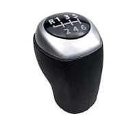MEXWLOP Pommeau de levier de vitesse chromé/mat, tête de levier de vitesse, for Hyundai, Elantra, GT, Accent, Solaris, Avante MD Pommeau de levier de vitesse(BLACK Matte -6 Speed)