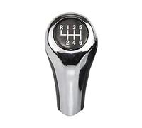 MEXWLOP Pommeau de levier de vitesse de voiture, for, série 1 3 5 6 E81 E82 E87 E46 E90 E91 E92 E60 E61 E63 X1 E84 X3 E83 X5 E53 E30 E32 E34 E36 E38 Pommeau de levier de vitesse(Chromed 6speed)