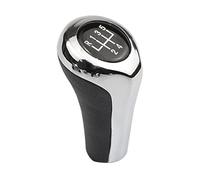 MEXWLOP Pommeau de levier de vitesse de voiture, for, série 1 3 5 6 E81 E82 E87 E46 E90 E91 E92 E60 E61 E63 X1 E84 X3 E83 X5 E53 E30 E32 E34 E36 E38 Pommeau de levier de vitesse(Chromed 5speed)