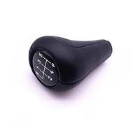 MEXWLOP Pommeau de levier de vitesse en cuir 5 6 vitesses, for, E28 E30 E32 E34 E36 E38 E39 E46 X1 X3 X5 Z1 Z3 Z4 stylo POMO levier de vitesse Pommeau de levier de vitesse(BLACK 6-speed)