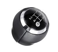 MEXWLOP Pommeau de levier de vitesse en cuir 5/6 vitesses, for Toyota, Corolla, RAV4, Avensis, Yaris, Verso Pommeau de levier de vitesse(BLACK 6 Speed)