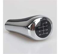 MEXWLOP Pommeau de levier de vitesse, for, E46 E53 E60 E61 E63 E65 E81 E82 E83 E87 E90 E91 E92 X1 X3 X5 1 3 5 6 série chromé mat carbone Pommeau de levier de vitesse(Chromed 6speed)