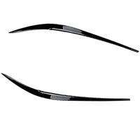 MEXWLOP Pour Bmw, pour Série 3 G20 G28 Berline 2019 2020 2021 Abs Noir Brillant Couvercles Accessoires Phare De Voiture Paupières Sourcils Hearlamp couvercle de paupière de phare de véhicule