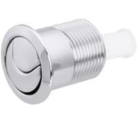 MEXWLOP Pour Siamp, Skipper 45 Bouton de toilette chromé Système | à double chasse Utilisation efficace de l'eau