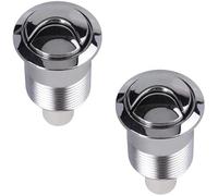 MEXWLOP Pour Siamp Skipper 45, double chasse d'eau, ABS chromé, fixation | de bouton réservoir toilette