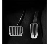 MEXWLOP Pour Tesla, modèle 3 Y, pédales de pied, accessoires, alliage d'aluminium, accélérateur, carburant, frein, repose-pieds, tapis couvercle de poignée de pédale automobile(Schwarz)