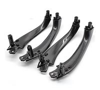 MEXWLOP Remplacement de garniture panneau intérieur poignée traction porte intérieure LHD RHD, for BMW, for X3 X4 G01 G02 F97 F98 Remplacement de la poignée de porte intérieure de (Carbon 4PCS Set)