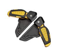 MEXWLOP Sapin, for Vespa, Primavera 125 150 Sprint 3vie 2017-2020 Repose-pieds pliables Pédale Pad passager arrière Extension Repose-pieds de moto(Gold)
