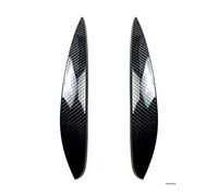 MEXWLOP Sourcils de paupières Phare ABS, for Mercedes-Benz, for Smart, Autocollant Voiture 2014 Garniture de Phare antibrouillard(Carbon Fiber)