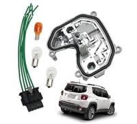 MEXWLOP Support de feu arrière avec Faisceau et Ampoule, côté conducteur Gauche, Compatible avec Jeep Renegade (2015-2023), boîtier de feu arrière 68270892AA Support de feu arrière