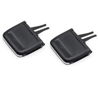 MEXWLOP Support de ventilation de véhicule Kit de réparation Clip sortie ventilation climatisation pour avant et arrière voiture, pour Porsche, pour Panamera, pour 2010 - 2016(BLACK L or R 2PCS)