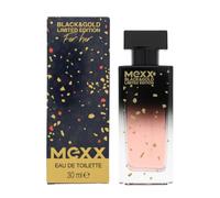 Mexx Black & Gold Limited Edition Woman Eau de toilette sensuelle et florale pour femme, 30 ml