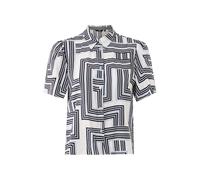 MEXX Chemisier bleu roi / noir / blanc, Taille L