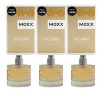 Mexx Femme Eau De Parfum 3 X 40Ml EdP Spray Naturel Pour Elle Fabriqué Par Coty