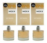 Mexx Femme Eau De Parfum 3 X 40Ml EdP Spray Naturel Pour Elle Fabriqué Par Coty