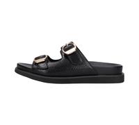 Mexx - Mules Noires en Similicuir à Imprimé Reptile - Femme - Chaussures - Noir - Taille: 42 EU