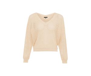 MEXX Pull-over crème / taupe, Taille L