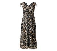 MEXX Robe olive / violet / pêche / noir, Taille 34