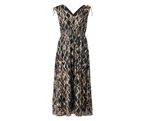 MEXX Robe olive / violet / pêche / noir, Taille 34