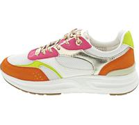 Mexx Roco Plump Baskets basses pour femme Multicolore Textile Synthétique Mix, Beige/orange., 42 EU
