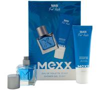 Mexx Set de Cadeau Homme pour Lui 1 = 1 X 30ml Eau Toilette Spray + 50ml Douche