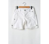 mexx shorts / bermudas femme de couleur blanc 40