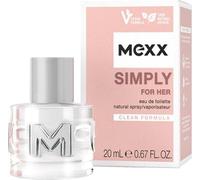 MEXX Simply Woman Eau de toilette, parfum clair et élégant avec des notes fruitées et florales pour femme, 40 ml