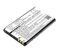 MEXXTRONICS Batterie pour Holux GPSlim236, 1000mAh, 3,7V, Lithium Ion, Li-Ion, LiIon, compatible (PAS UNE BATTERIE ORIGINALE), black, 1000 mAh, 3,7 V, GPS Navigation