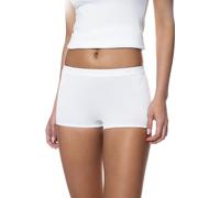 Mey 59218-1 Women's Emotion White Solid Colour Knicker Shorties Boyshort 42