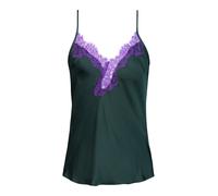 Mey Chemise de nuit 'Poetry Luxury' jade / violet, Taille XS