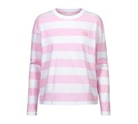 Mey Chemise de nuit 'Streaked Lines' rose / blanc, Taille M