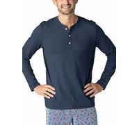 MEY Haut de pyjama à manches longues yacht blue bleu | XXL