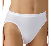 Mey Lot de 2 culottes de jazz pour femme - Slip avec coutures hautement élastiques - Culotte en coton Pima peigné - Sous-vêtements - 8960, 2 x blanc., 48