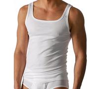 Mey Lot de 2 maillots de corps pour homme Noblesse 2800 - Blanc - Taille 10 - T-shirt en pur coton - Débardeur sans coutures latérales - Côtes fines - Lavable en machine jusqu'à 95 °C - - Medium