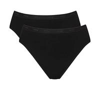 Mey Lot de 2 pantalons de jazz pour femme - Slip avec coutures très élastiques - Sous-vêtements en coton Pima super peigné - 8960, 2 x noir., 40