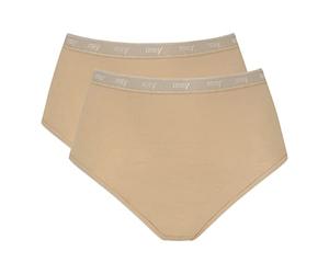 Mey Lot de 2 slips taille femme - Slip taille en coton et élasthanne - Maxislips faciles d'entretien - Convient pour les grandes tailles - 89604, 2 x peaux douces, 40