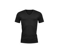 Mey Mens T-shirt à col en V Dry Cotton Shirt col V à manches courtes - sélection des couleurs: Colour: Black | Size: XX-Large