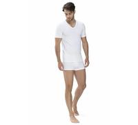 Mey Mens T-shirt à col en V Dry Cotton Shirt col V à manches courtes - sélection des couleurs: Colour: White | Size: XX-Large