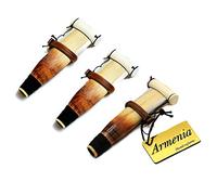 Mey Ney Lot de 3 anches semi-professionnelles Arméniennes Dudouk - Fait à la main Ramish Hautbois Balaban Instrument à vent