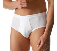Mey Noblesse 2813 Lot de 2 slips de sport pour homme 100 % coton - Blanc - Medium