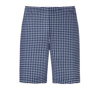 Mey Pantalon de pyjama bleu foncé / blanc, Taille L
