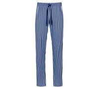 Mey Pantalon de pyjama 'Graphic Stripes' bleu / blanc, Taille L