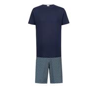 Mey Pyjama court marine / sapin / blanc, Taille S