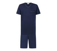 Mey Pyjama court 'Pure Night' bleu foncé, Taille M