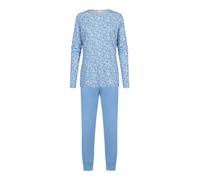 Mey Pyjama 'Flower'Meadow' bleu clair / blanc, Taille M