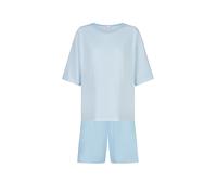 MEY Pyjama SIMPLE STRIPES alice blue bleu clair | 46