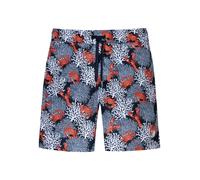 Mey Shorts de bain 'Ocean Bloom' bleu marine / orange / noir / blanc, Taille S